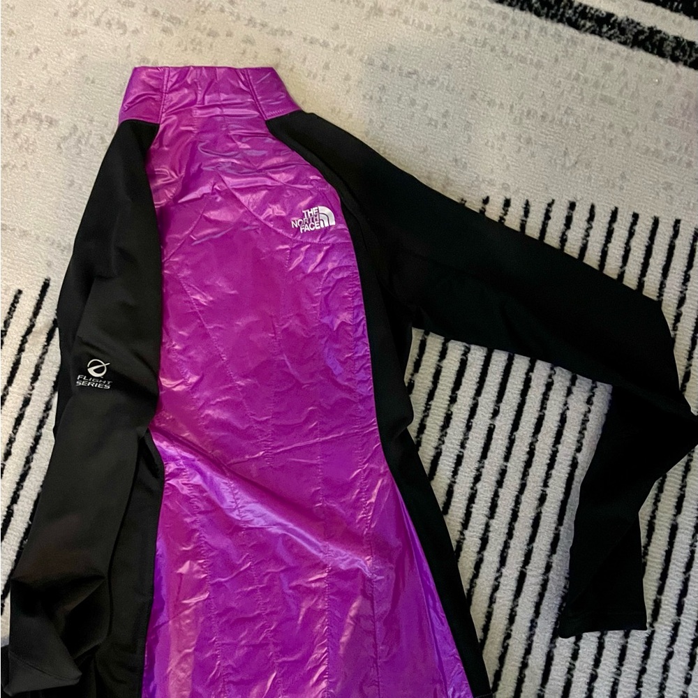 The North Face Women's Magenta and Black Ski Jacket - Picture 4 of 5